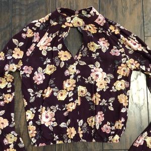 Floral crop top